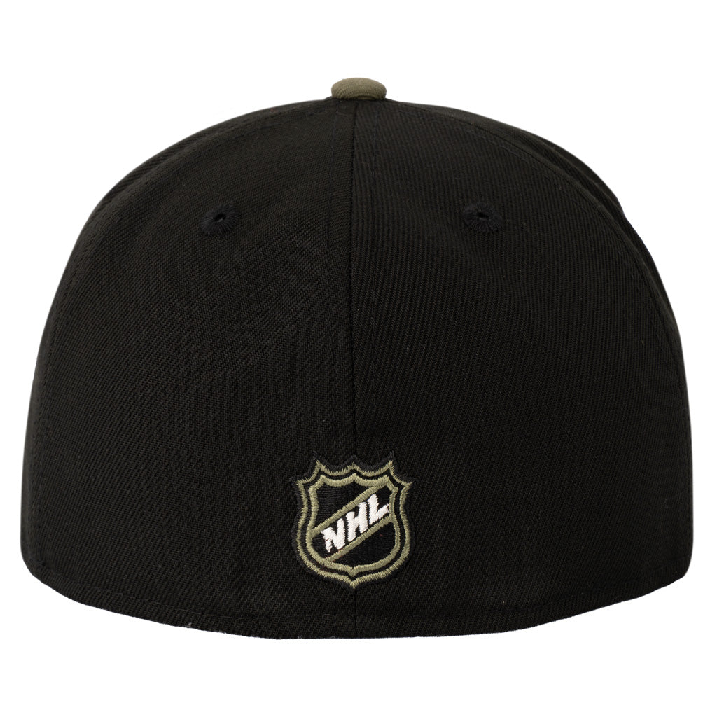 NHL Los Angeles Kings New Era Midnight Jungle 59FIFTY Fitted Hat - Black