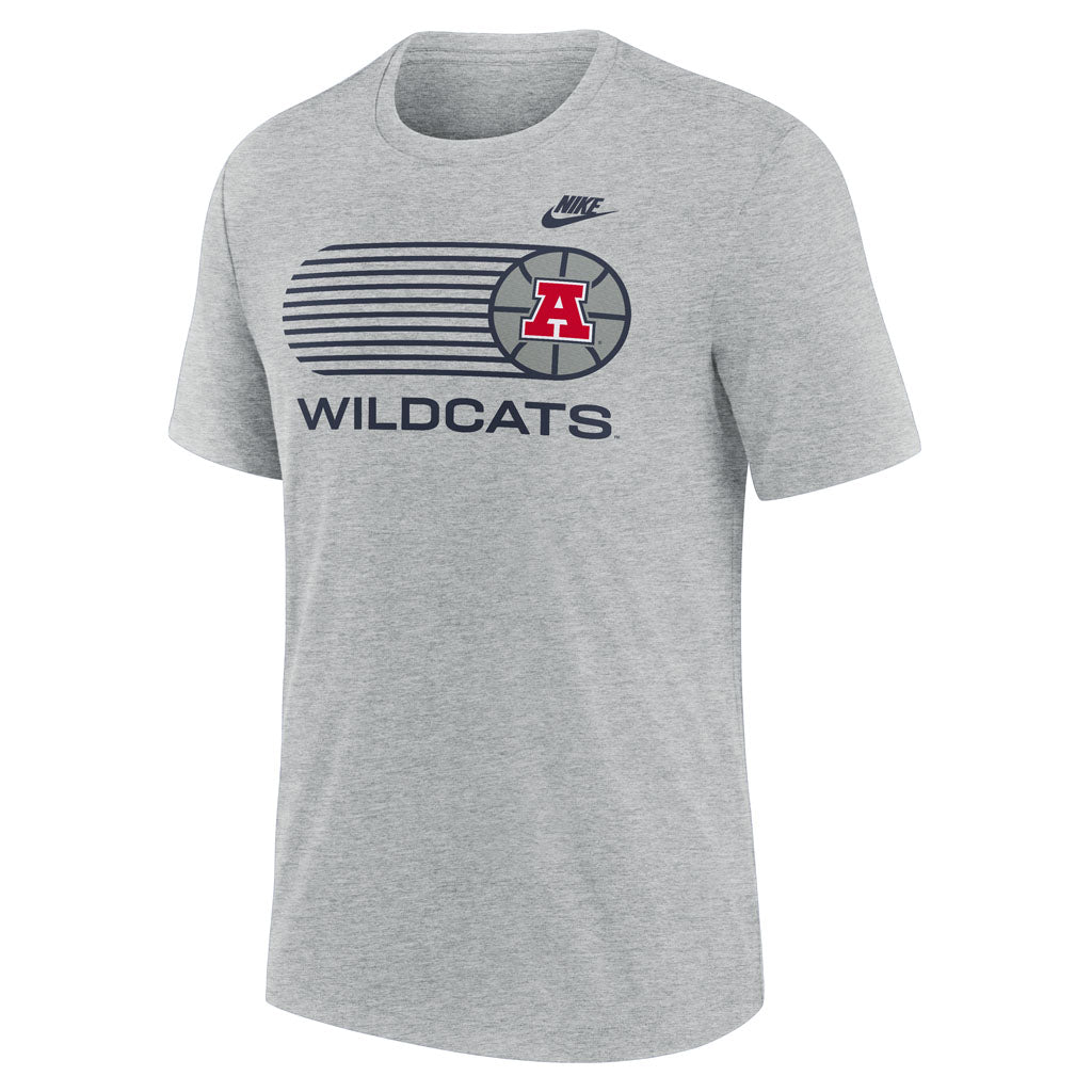NCAA Arizona Wildcats Nike Legacy Basketball Triblend T-Shirt - Gray