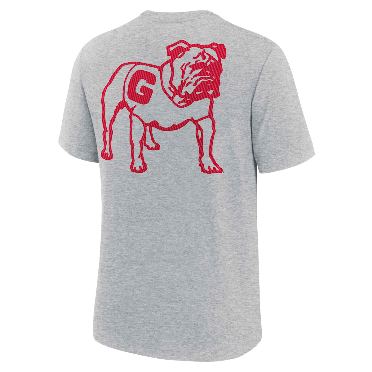NCAA Georgia Bulldogs Nike 2 Hit Triblend T-Shirt- Heather Gray
