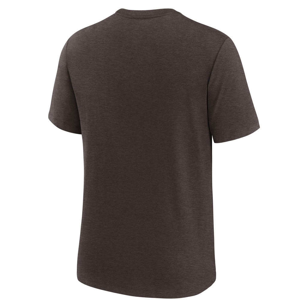 MLB San Diego Padres Nike Logo Triblend T-Shirt - Brown