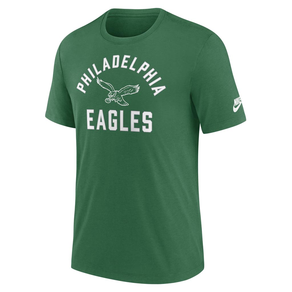 NFL Philadelphia Eagles Nike Tri-Blend Rewind T-Shirt - Green