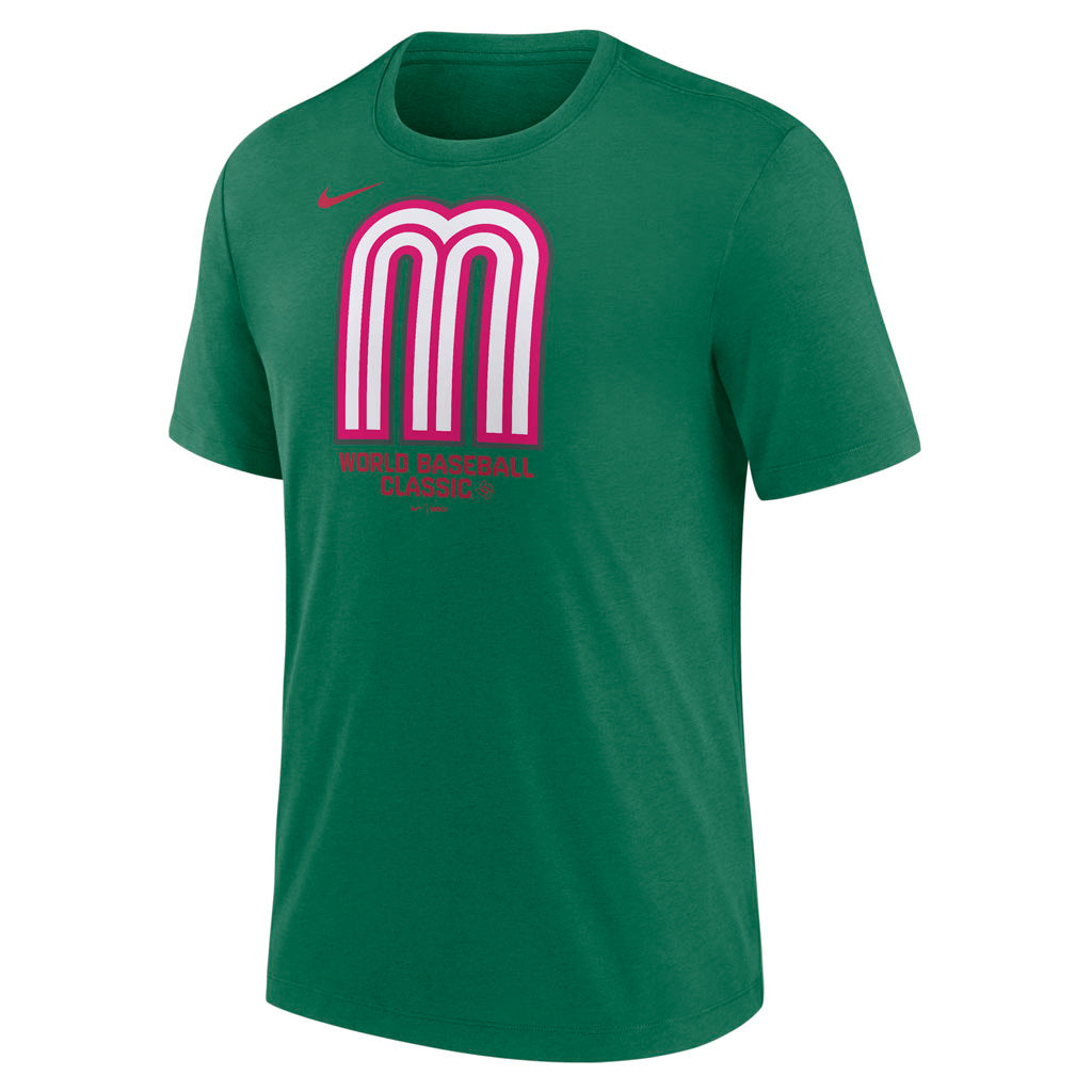 WBC Mexico Nike 2026 Triblend T-Shirt - Green