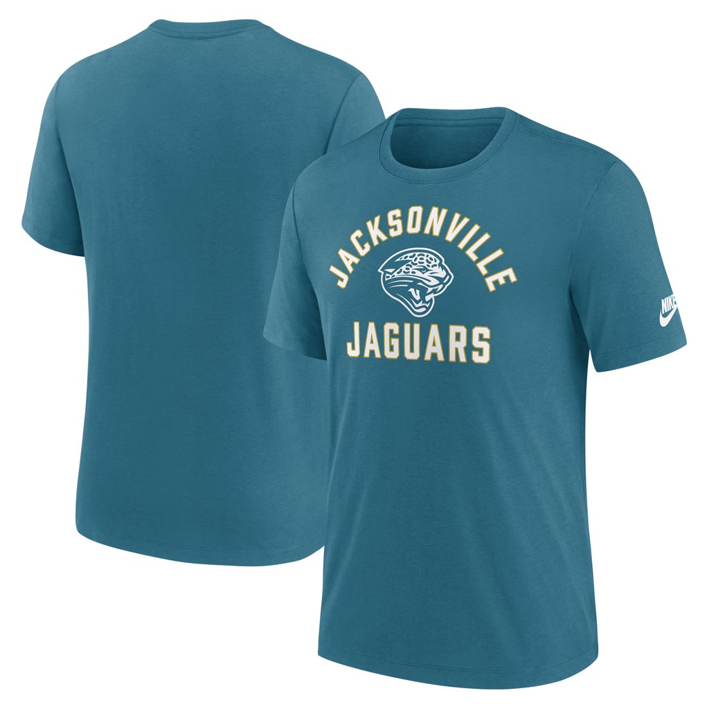 NFL Jacksonville Jaguars Nike Tri-Blend Rewind T-Shirt - Teal
