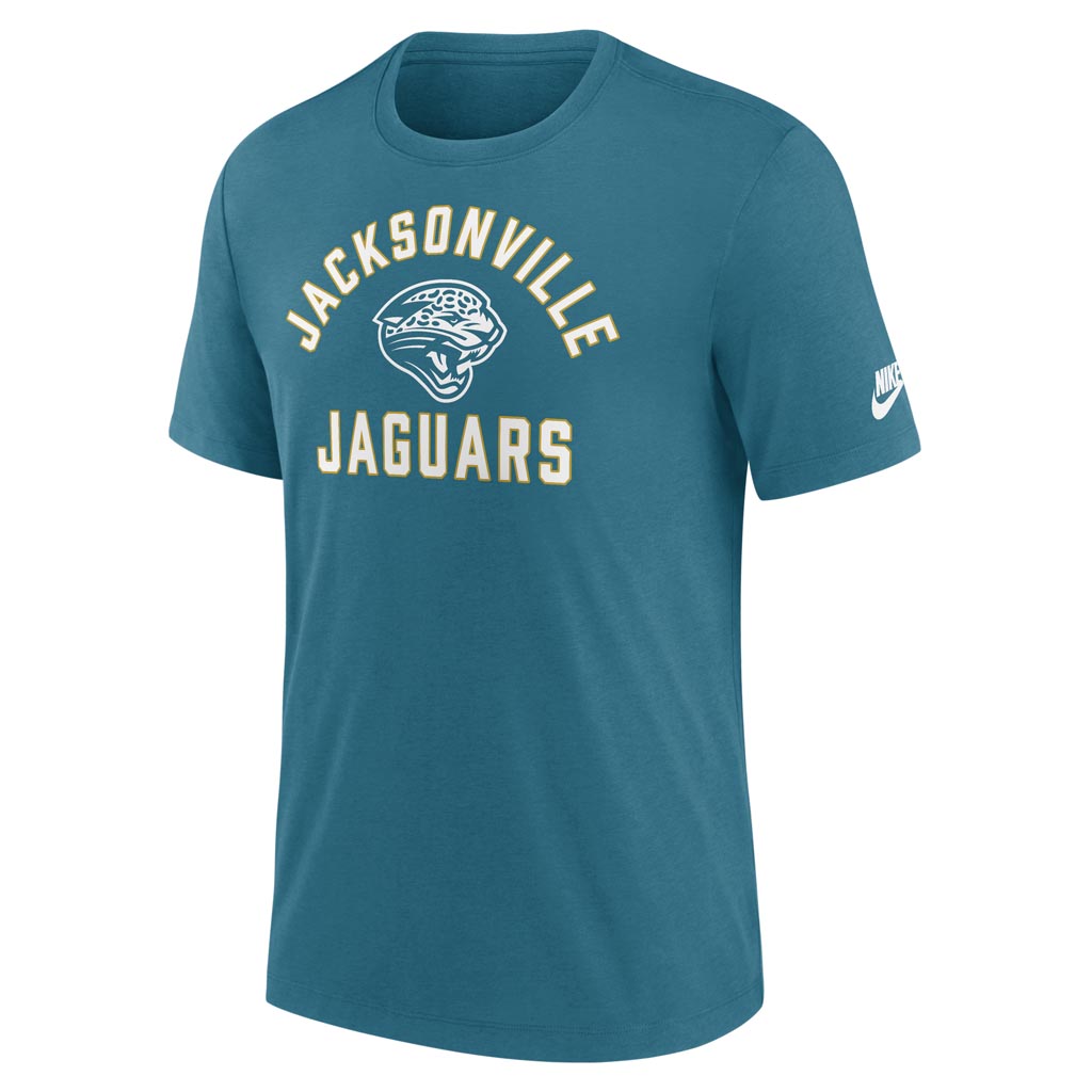 NFL Jacksonville Jaguars Nike Tri-Blend Rewind T-Shirt - Teal