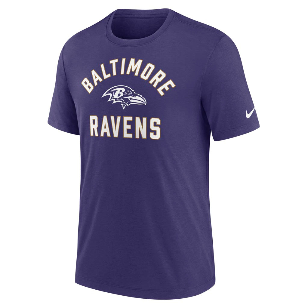 NFL Baltimore Ravens Nike Tri-Blend Rewind T-Shirt - Purple