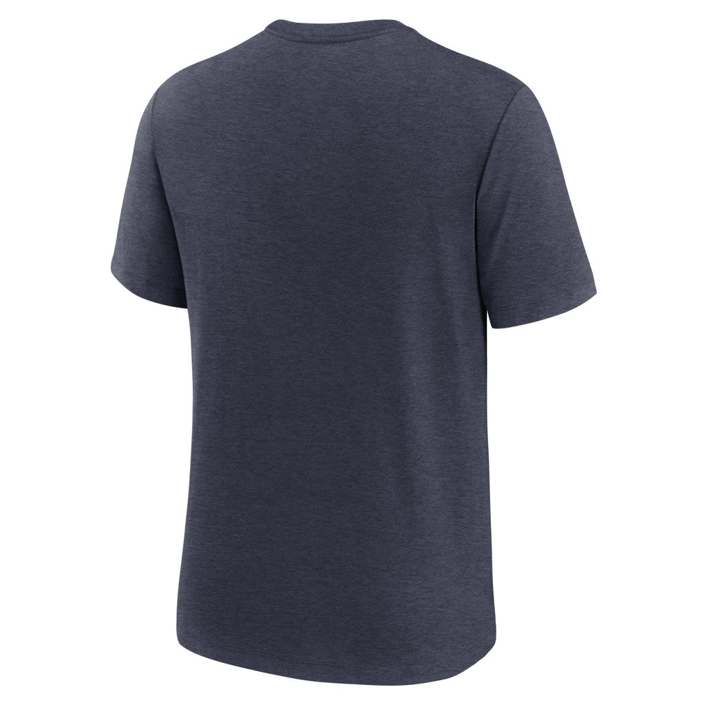 NFL New England Patriots Nike Rewind Triblend T-Shirt - Navy