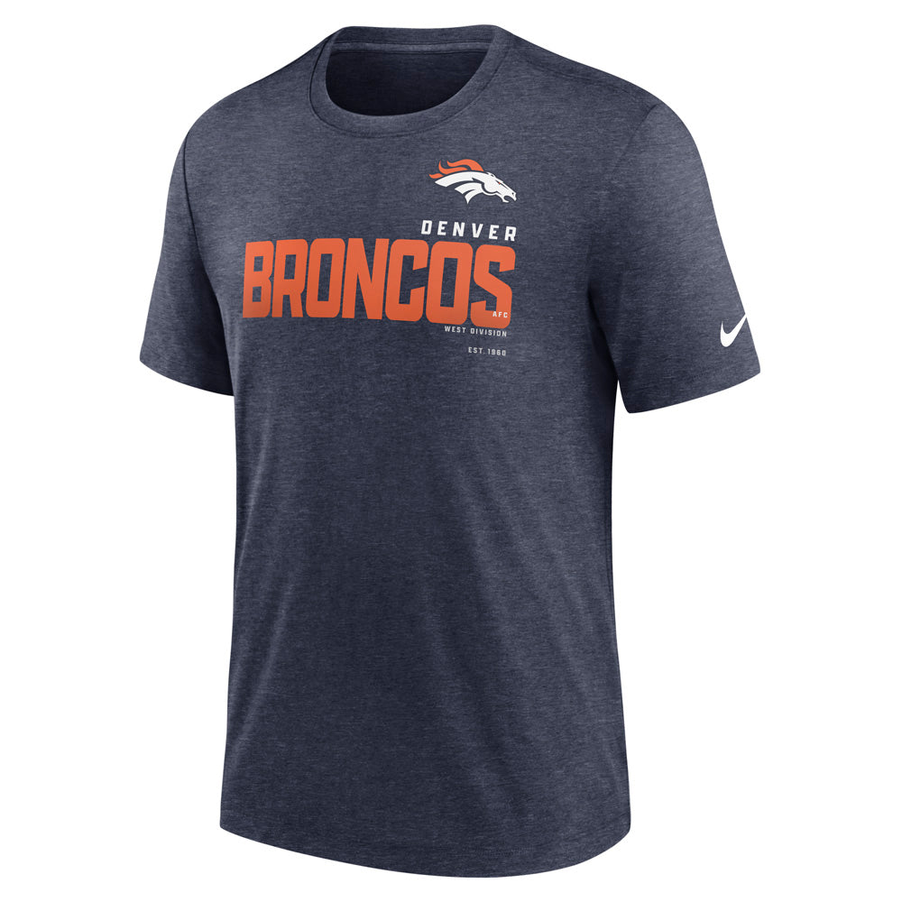 NFL Denver Broncos Nike Team Name Tri-Blend Tee