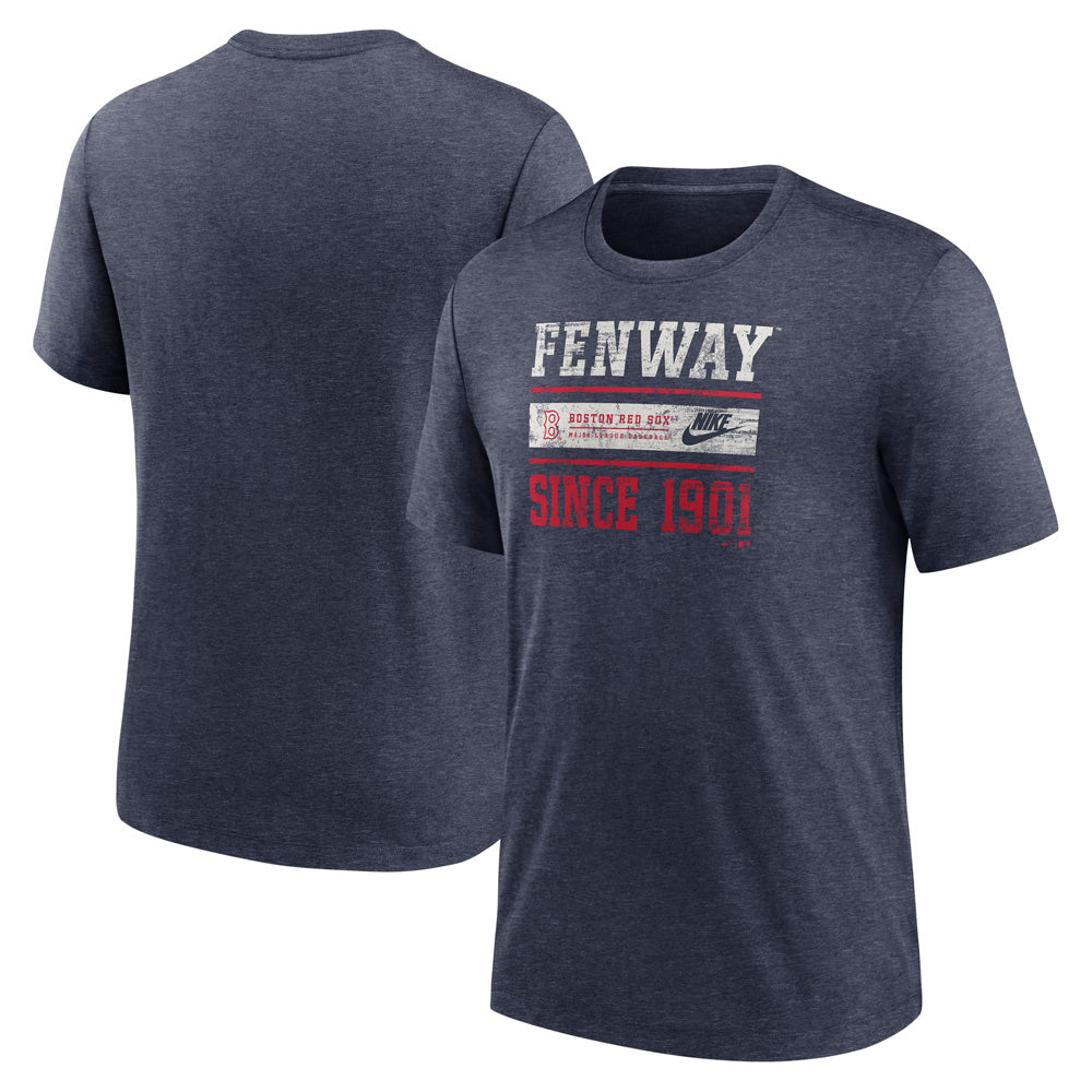 MLB Boston Red Sox Nike Cooperstown Stack Tri-Blend Tee