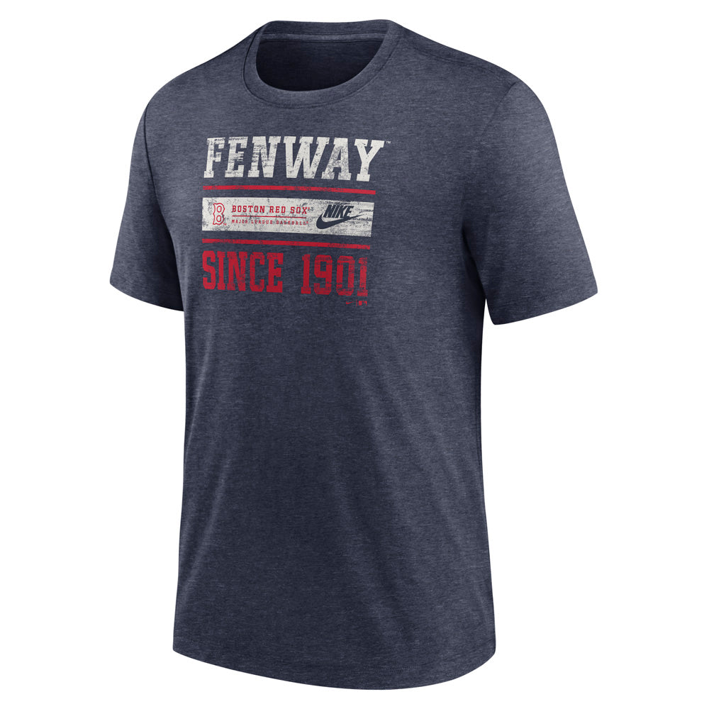 MLB Boston Red Sox Nike Cooperstown Stack Tri-Blend Tee