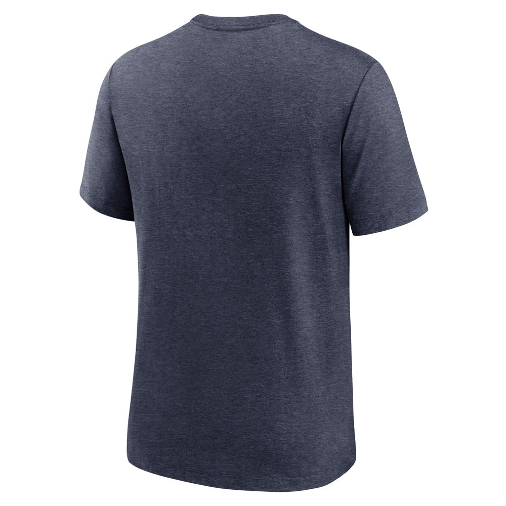 MLB Boston Red Sox Nike Cooperstown Stack Tri-Blend T-Shirt - Navy