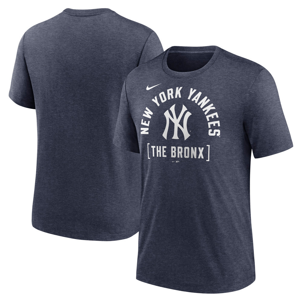 MLB New York Yankees Nike Swing Big Tri-Blend T-Shirt - Navy