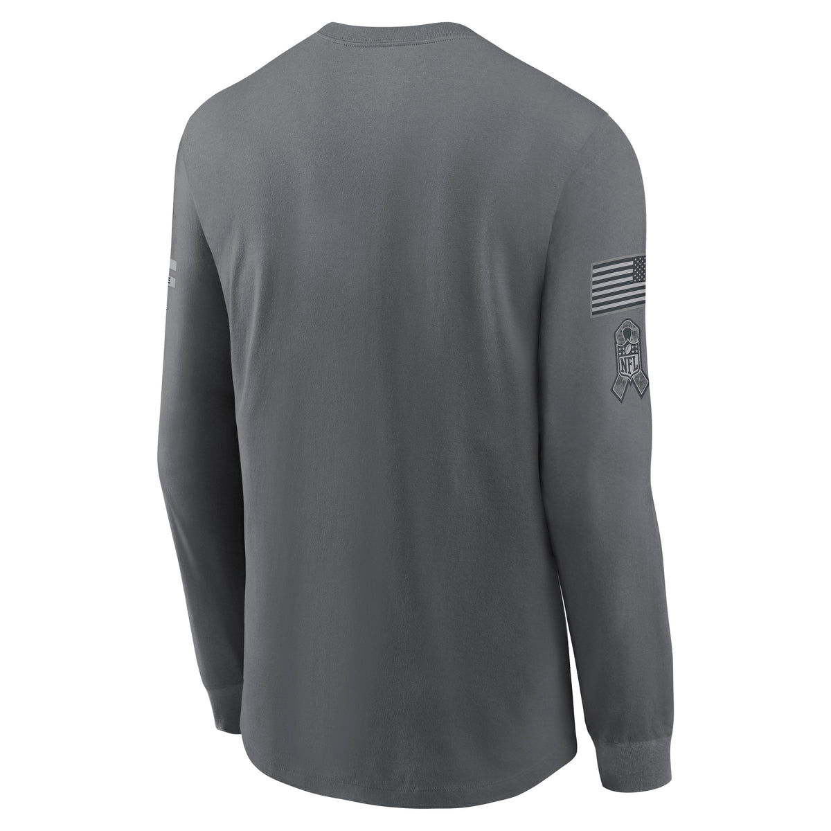 NFL Philadelphia Eagles Nike 2026 Salute to Service Long Sleeve T-Shirt- Gray