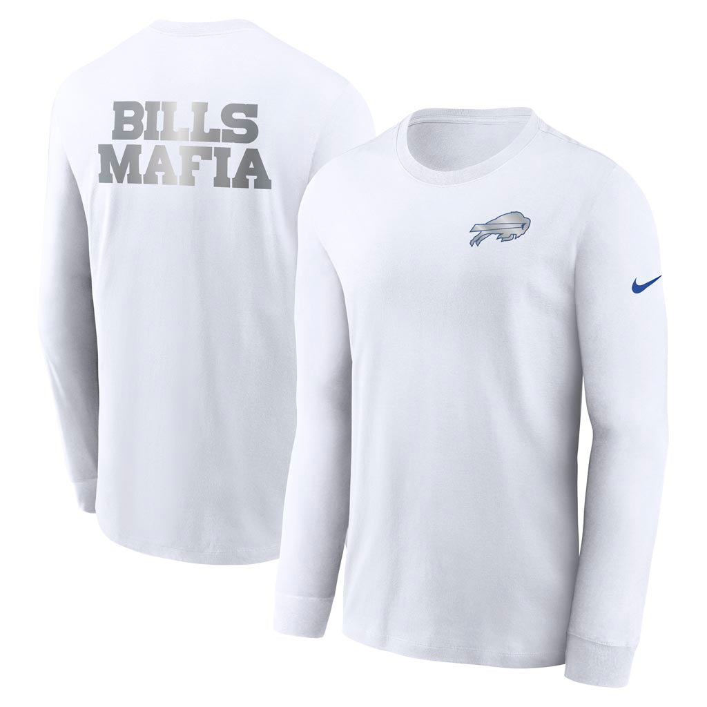 NFL Buffalo Bills Nike Rivalries Cotton Long Sleeve T-Shirt - White