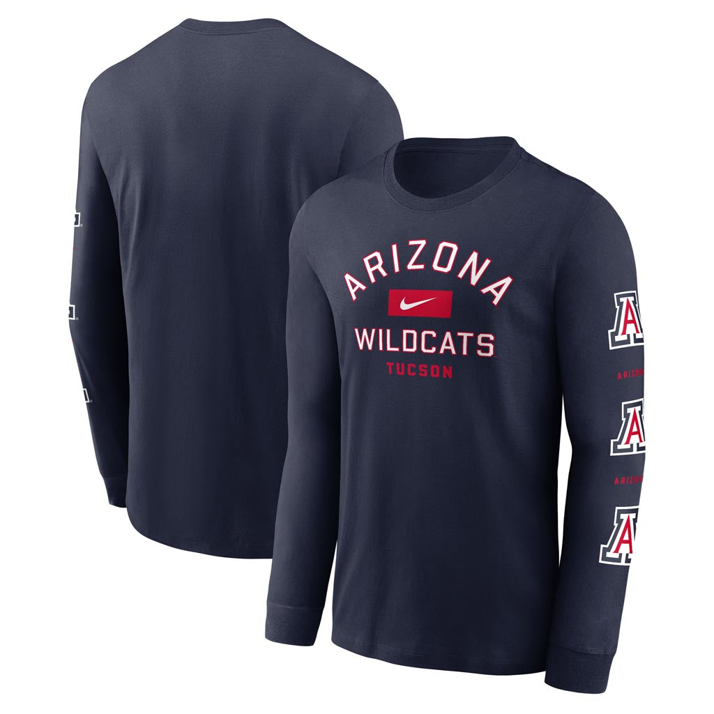 NCAA Arizona Wildcats Nike Classic Location Long Sleeve T-Shirt - Navy