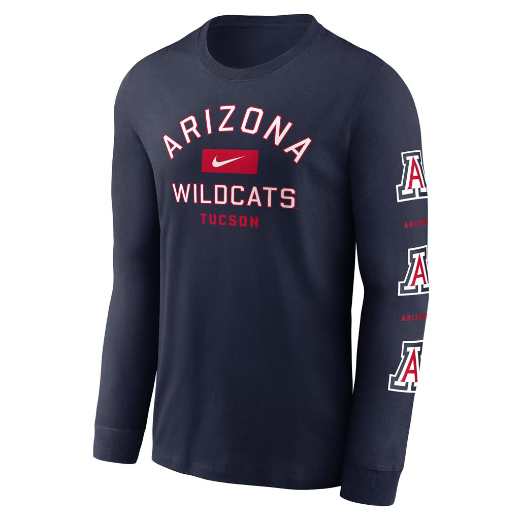 NCAA Arizona Wildcats Nike Classic Location Long Sleeve T-Shirt - Navy