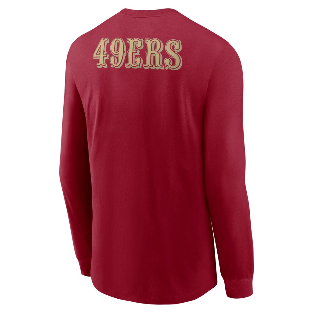 NFL San Francisco 49ers Nike Rivalries Cotton Long Sleeve T-Shirt - Red