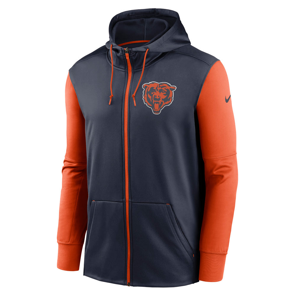 NFL Chicago Bears Nike Logo Therma Full Zip Jacket