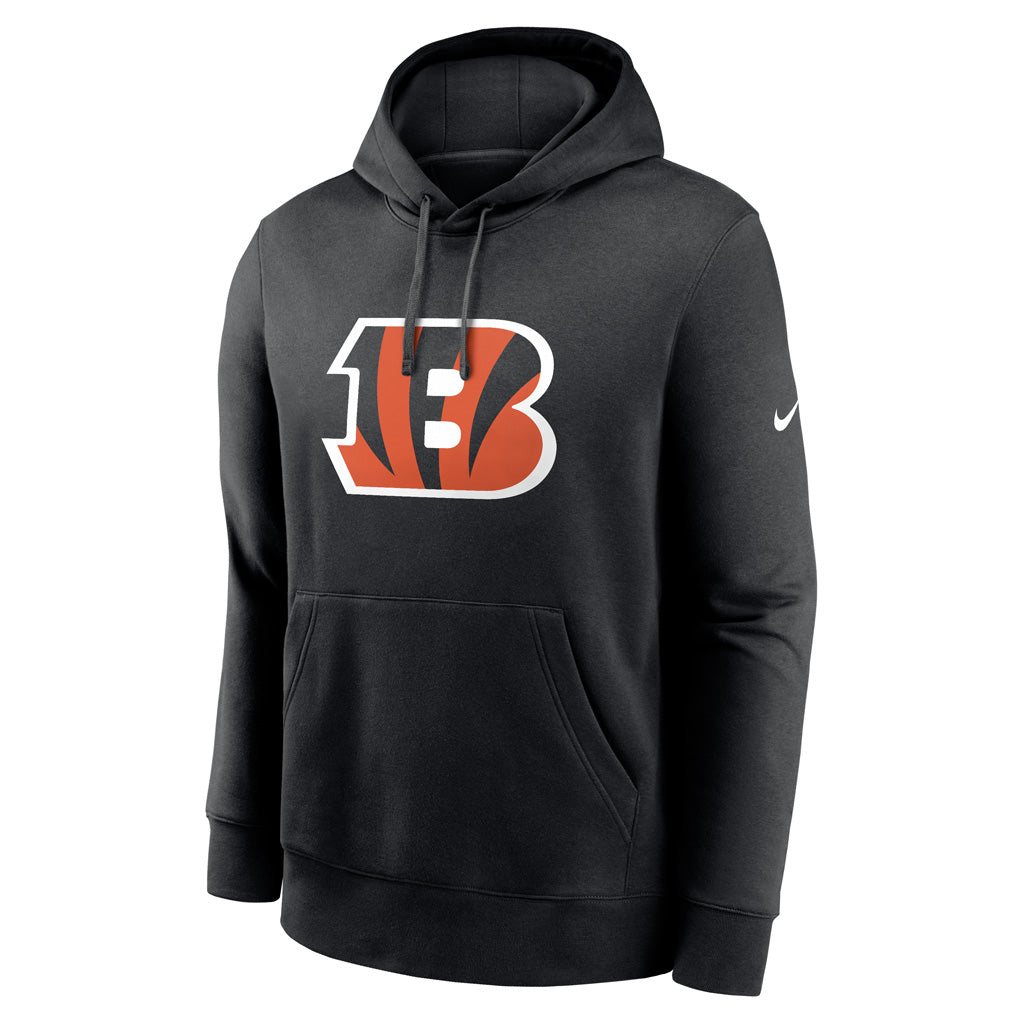 NFL Cincinnati Bengals Nike Club Logo Pullover Hoodie - Black