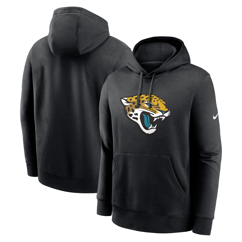 NFL Jacksonville Jaguars Nike Club Logo Pullover Hoodie - Black