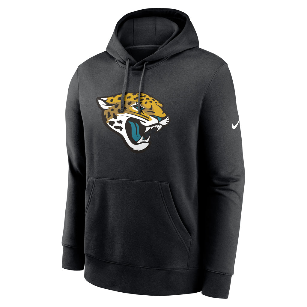 NFL Jacksonville Jaguars Nike Club Logo Pullover Hoodie - Black