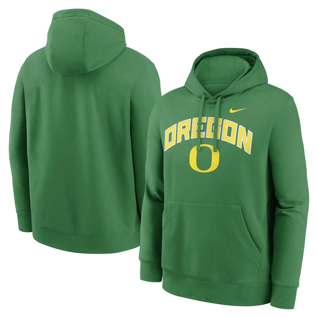 NCAA Oregon Ducks Nike Club Fleece Hoodie - Green