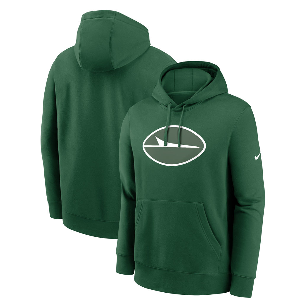 NFL New York Jets Nike Club Logo Pullover Hoodie - Green