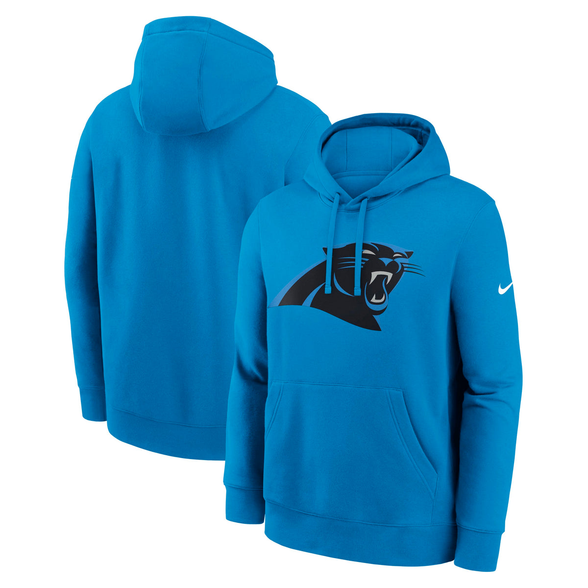 NFL Carolina Panthers Nike Club Logo Hoodie- Blue