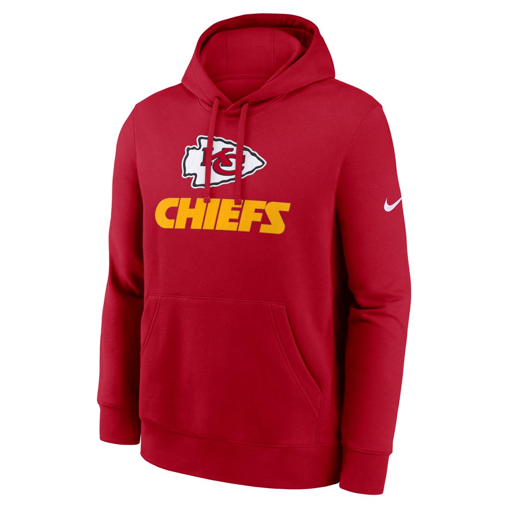 NFL Kansas City Chiefs Nike 2025 Rewind Club Pullover Hoodie - Red