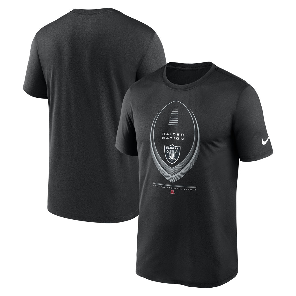NFL Las Vegas Raiders Nike 2026 Icon Legend T-Shirt - Black
