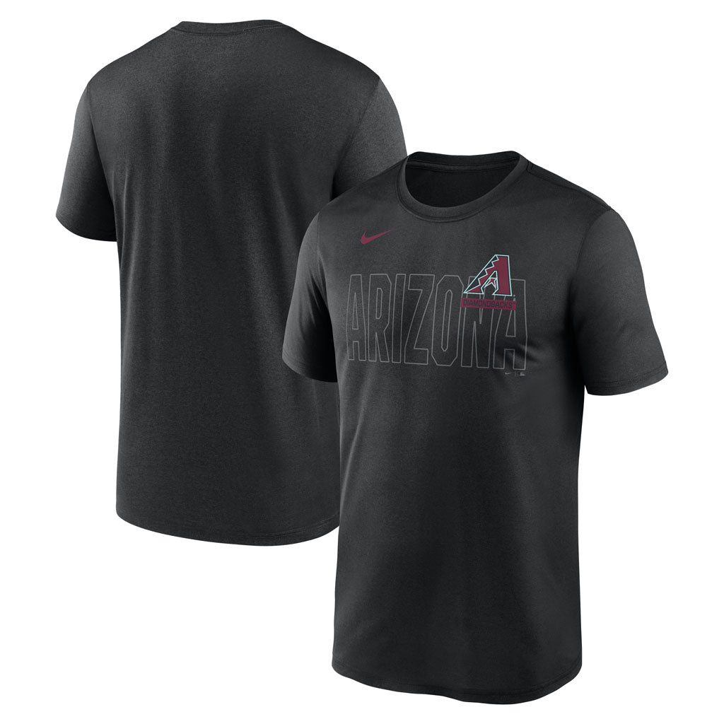 MLB Arizona Diamondbacks Nike Knockout Legend T-Shirt - Black
