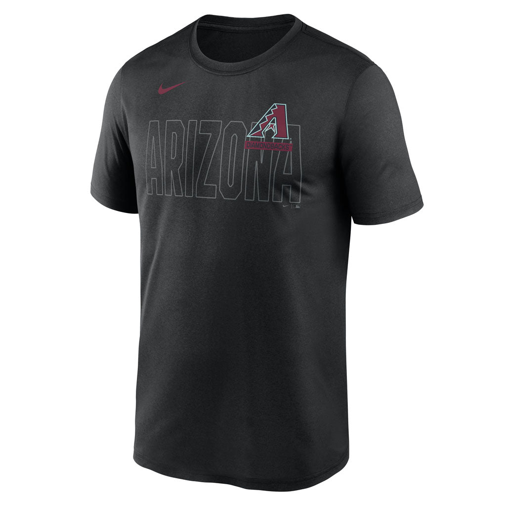 MLB Arizona Diamondbacks Nike Knockout Legend T-Shirt - Black