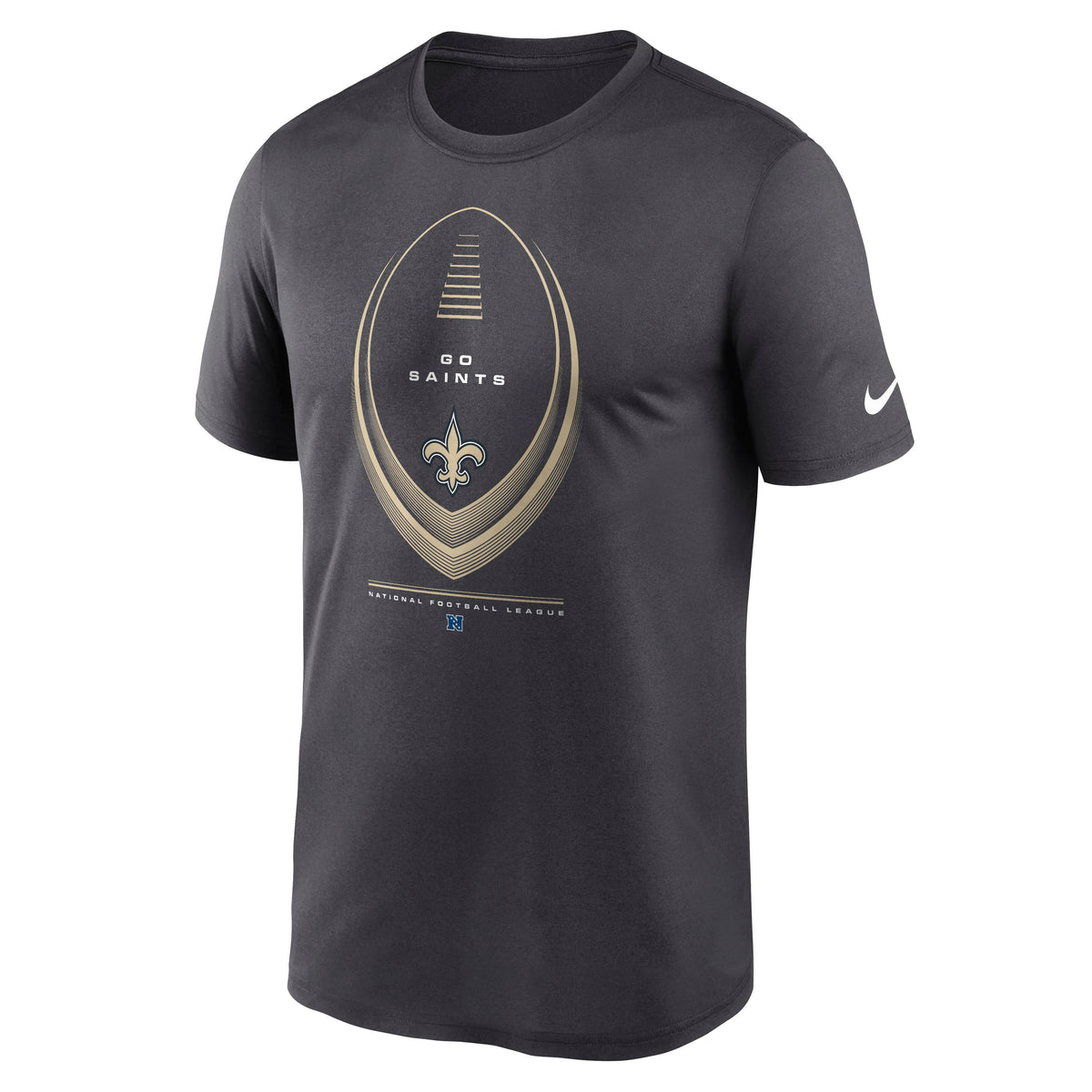 NFL New Orleans Saints Nike 2026 Icon Legend T-Shirt - Black