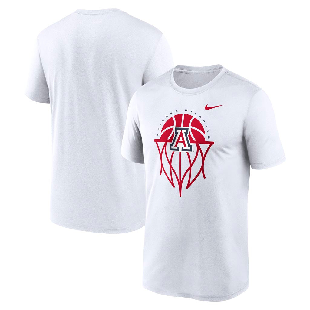 NCAA Arizona Wildcats Nike Basketball Icon Legend T-Shirt - White
