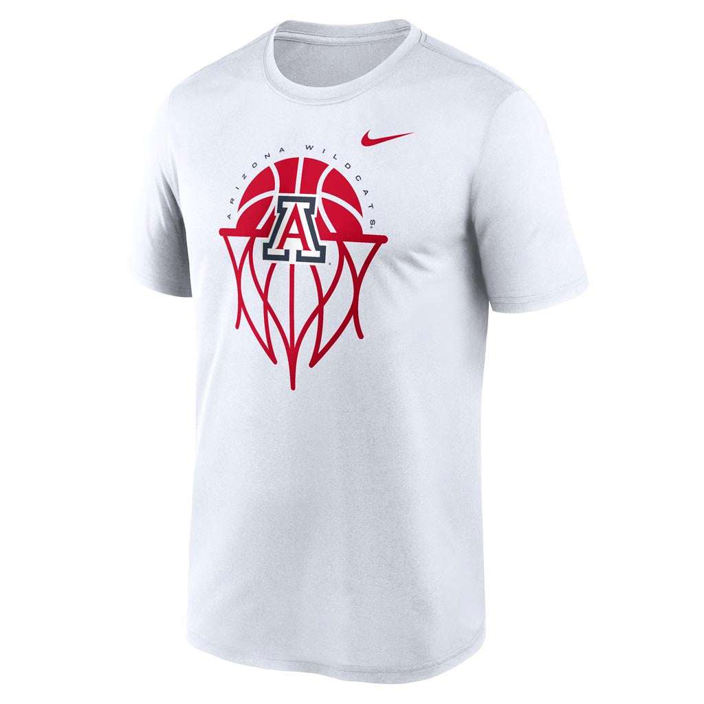 NCAA Arizona Wildcats Nike Basketball Icon Legend T-Shirt - White