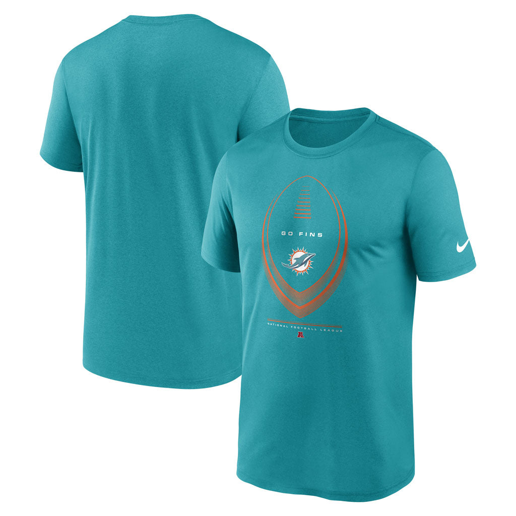 NFL Miami Dolphins Nike 2026 Icon Legend T-Shirt - Aquamarine