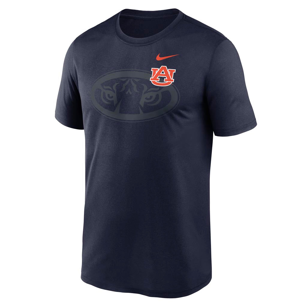 NCAA Auburn Tigers Nike Shadow Logo Legend T-Shirt - Navy