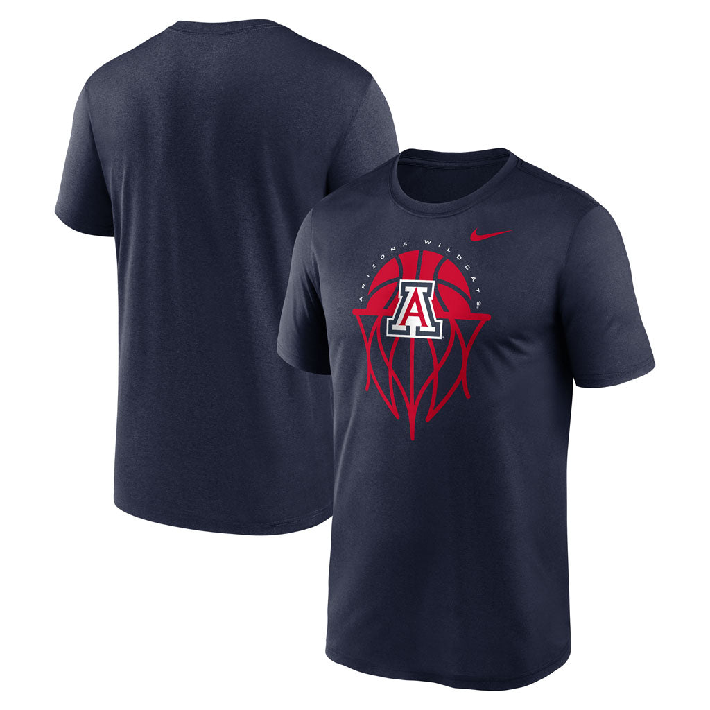 NCAA Arizona Wildcats Nike Basketball Icon Legend T-Shirt - Navy