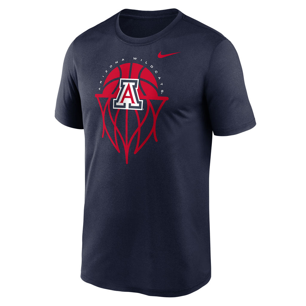 NCAA Arizona Wildcats Nike Basketball Icon Legend T-Shirt - Navy