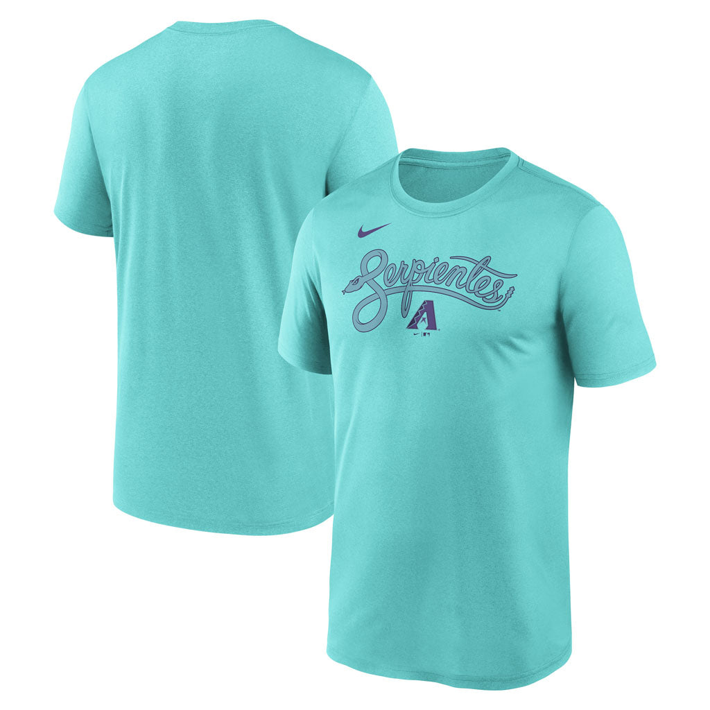 MLB Arizona Diamondbacks Nike City Connect Script Legend T-Shirt - Teal