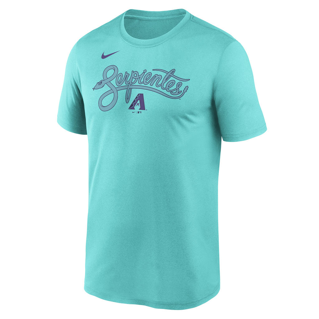 MLB Arizona Diamondbacks Nike City Connect Script Legend T-Shirt - Teal