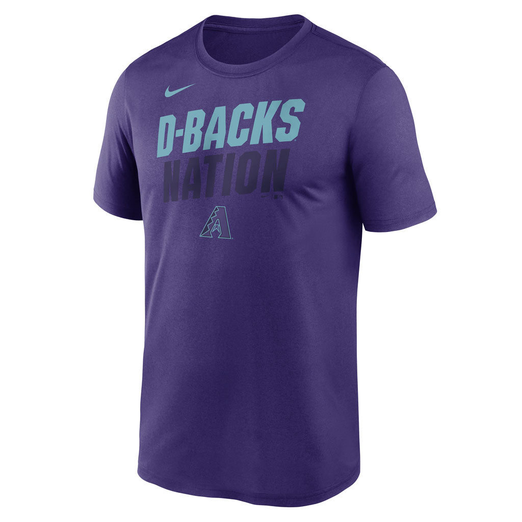 MLB Arizona Diamondbacks Nike City Connect Team Phase Script T-Shirt - Purple