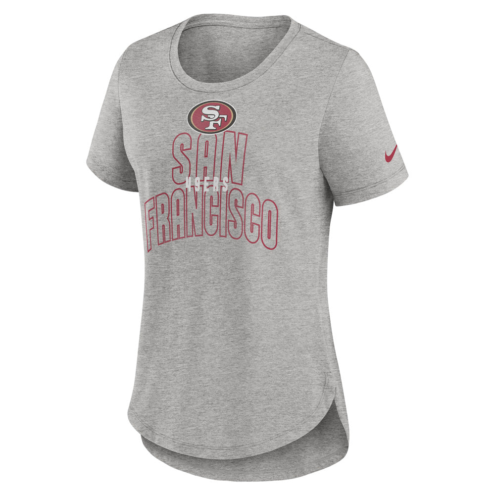 NFL San Francisco 49ers Women&#39;s Nike Arch Tri-Blend Tee