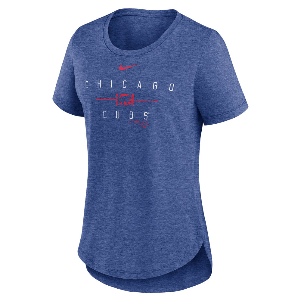 MLB Chicago Cubs Women&#39;s Nike Knockout Tri-Blend Tee