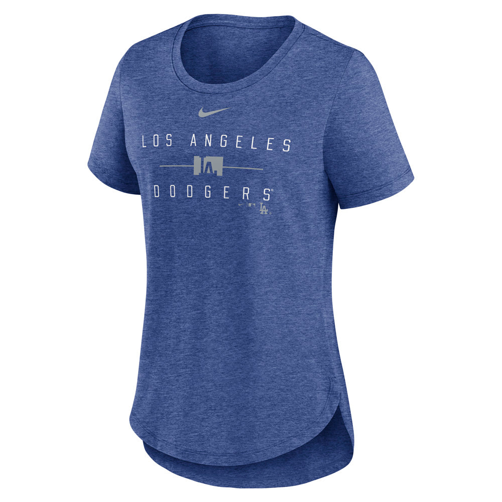 MLB Los Angeles Dodgers Women&#39;s Nike Knockout Tri-Blend Tee