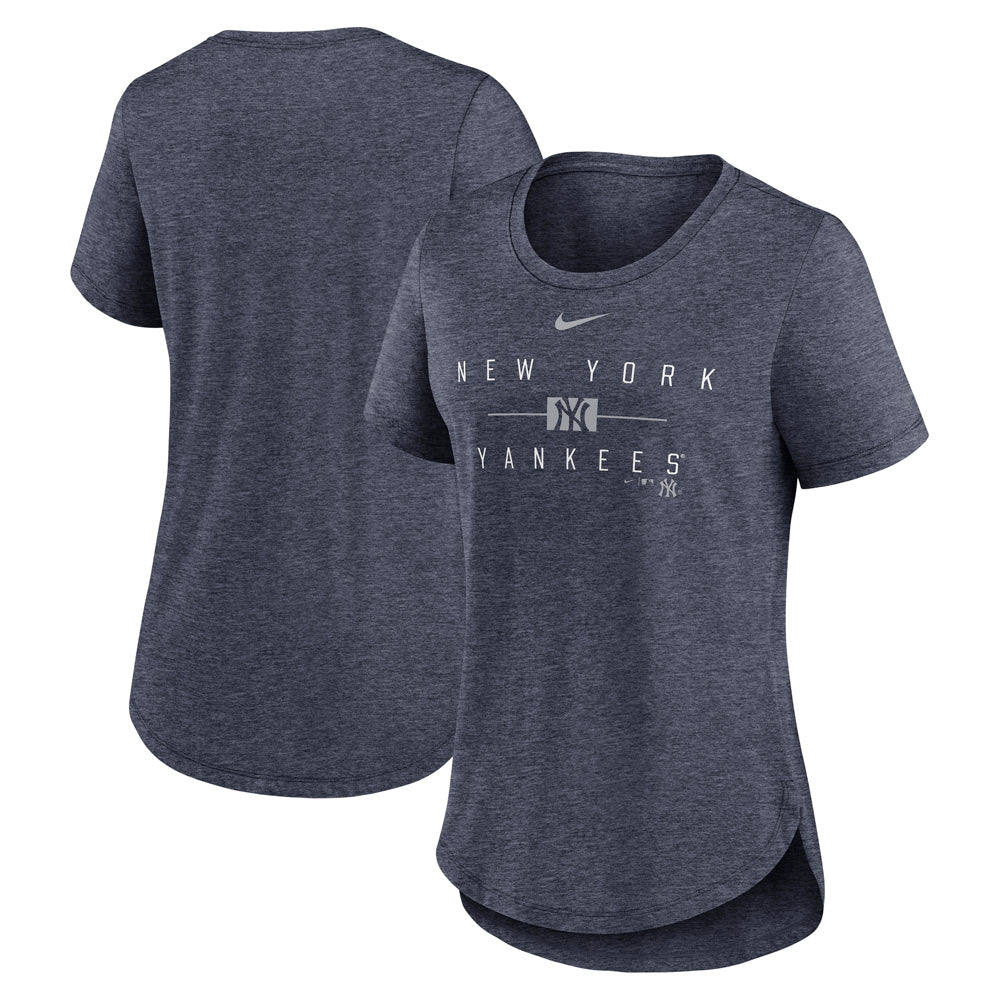 MLB New York Yankees Women&#39;s Nike Knockout Tri-Blend Tee