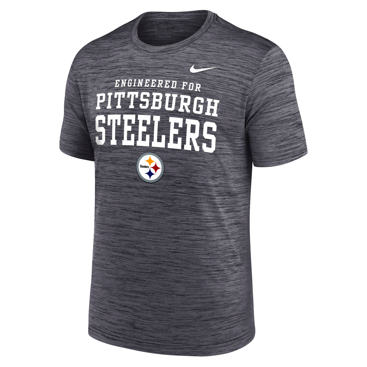 NFL Pittsburgh Steelers Nike Know the Game Velocity T-Shirt- Black