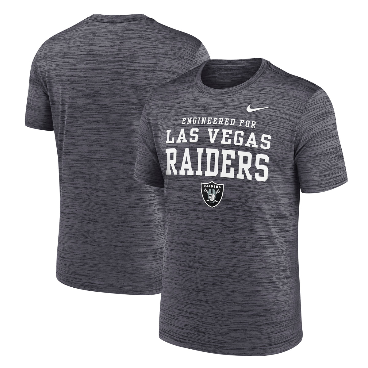NFL Las Vegas Raiders Nike Know the Game Velocity T-Shirt- Black