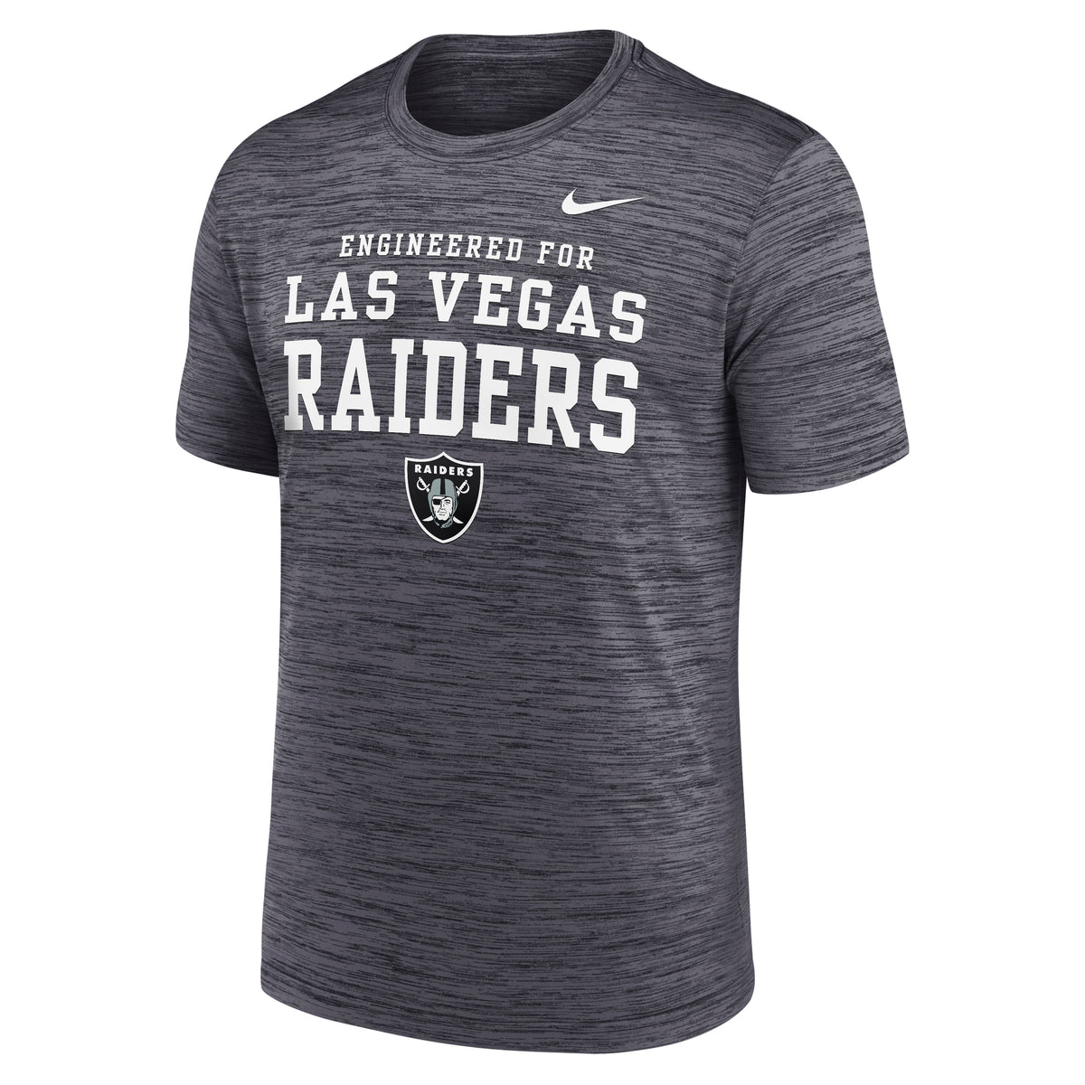 NFL Las Vegas Raiders Nike Know the Game Velocity T-Shirt- Black