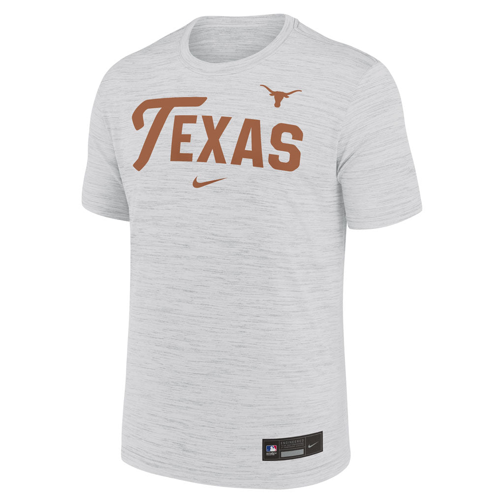 NCAA Texas Longhorns Nike Script Velocity T-Shirt - White