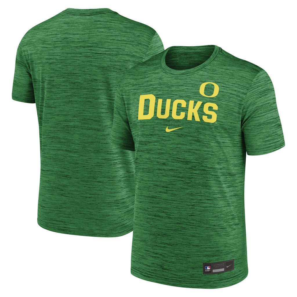 NCAA Oregon Ducks Nike Script Velocity T-Shirt - Green